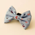 Load image into Gallery viewer, Blue Rainbow Bowtie - Athena’s Paw