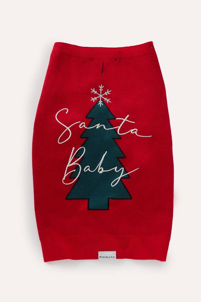 Santa Baby Jumper - Athena’s Paw