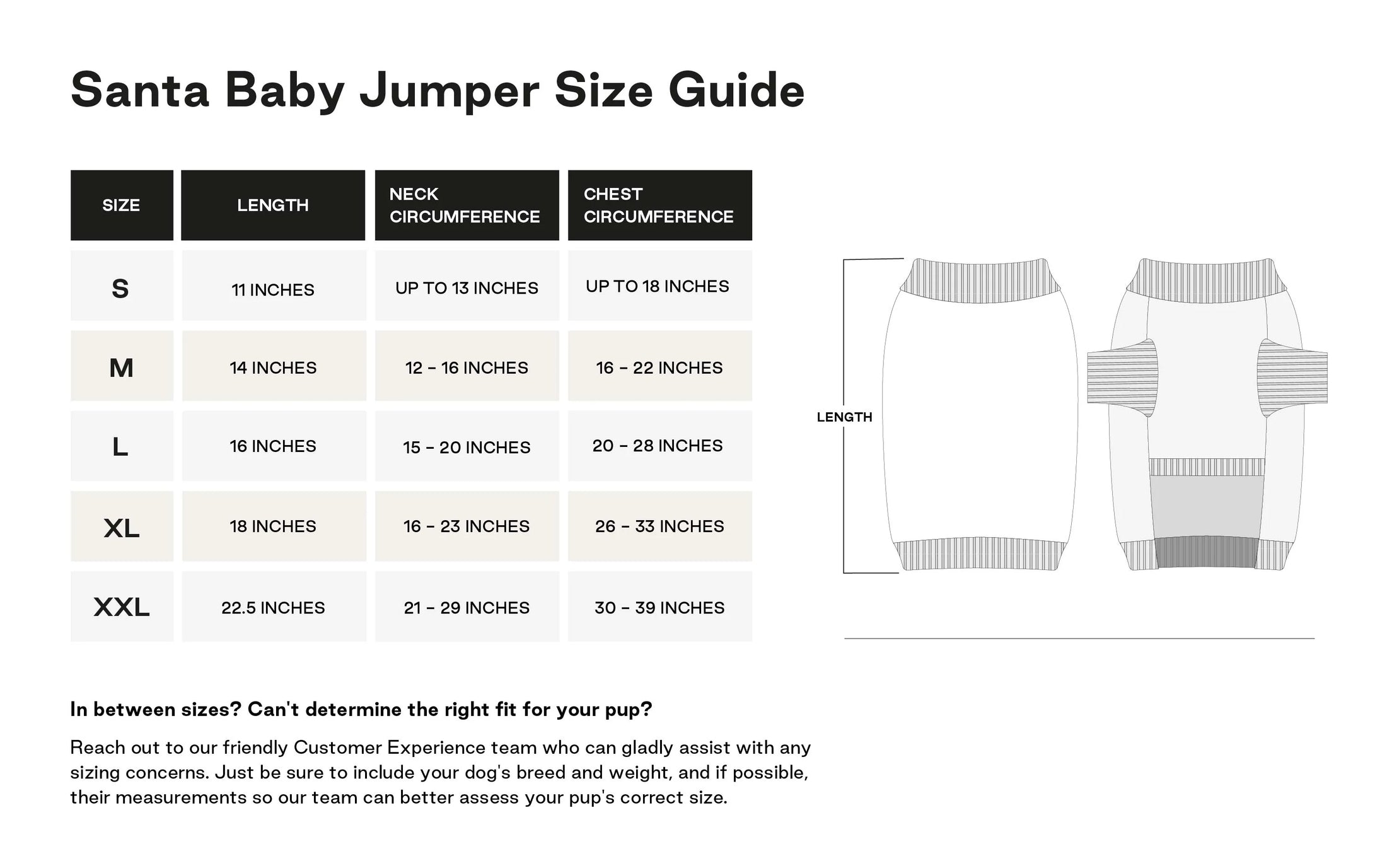 Santa Baby Jumper - Athena’s Paw