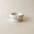 Charger l'image dans la visionneuse de la galerie, Creamy Ceramic Cat Water Bowl with Elevated Design and Easy-Clean Finish – ideal for modern pet hydration.
