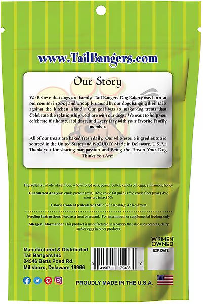 Tail Bangers Dancin' Bones with Peanut Butter